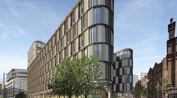 Exterior view of Oriel, the new advancement for eye healthcare centre