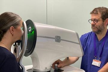 Glaucoma examination, professional and patient