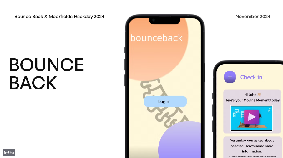 Bounce Back Project coversheet