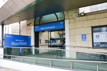 Moorfields entrance
