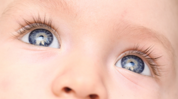 Eyes of a small child