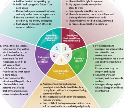 Freedom to speak up infographic